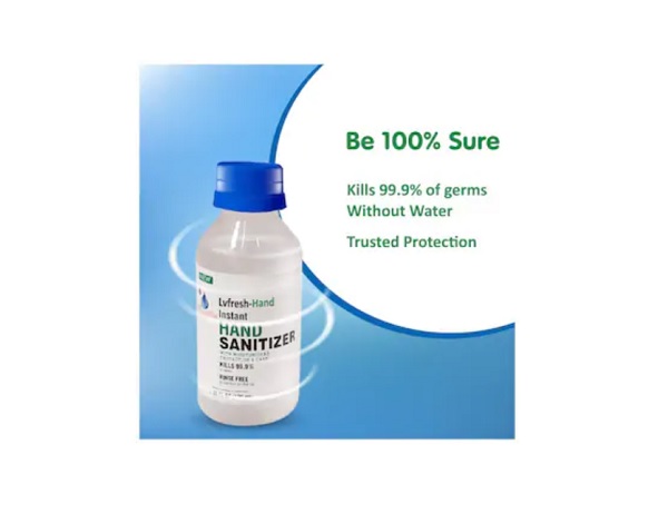 India Desire : Buy Lvfresh-Hand Alcohol Based Hand Sanitizer 100 ml (Pack of 5)-70% Alcohol At Rs 245 From PaytmMall